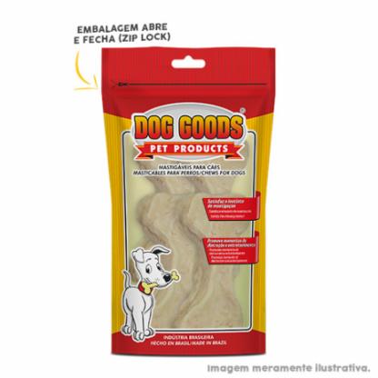 Ossinho Extrusado 3-4" Natural para Cães. Cartela com 4 unidades.