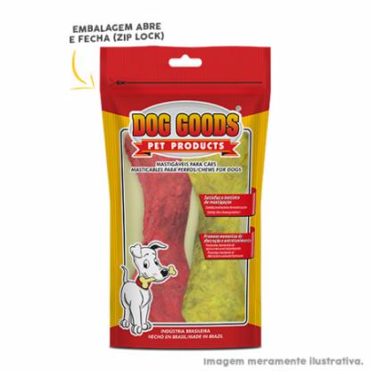 Ossinho Extrusado 4-5" Colorido para Cães. Cartela com 2 unidades.