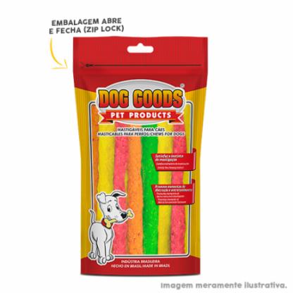 Palitinhos Rígidos para Cães 5x10 (grossos) - Colorido. Cartela com 100g.