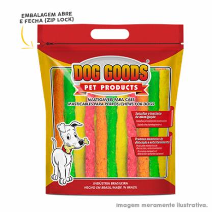 Palitinhos Rígidos para Cães 5x10 (grossos) - Colorido. Pacote econômico de 1kg.