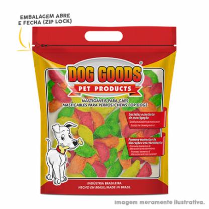 Petisco Divertido para Cães em formato de Pastelzinho Colorido. Pacote com 40 unidades.