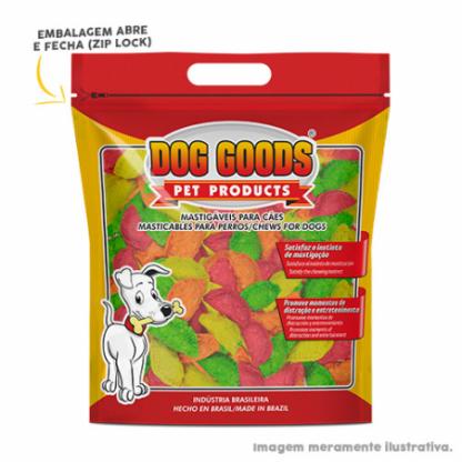 Petisco Divertido para Cães em formato de Pastelzinho Colorido. Pacote com 80 unidades.